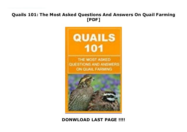 thesis title about quail
