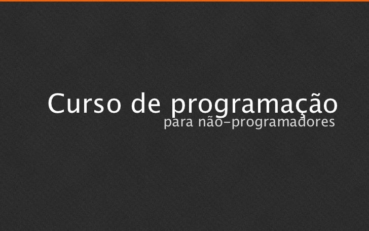 Curso de linguagem de programacao