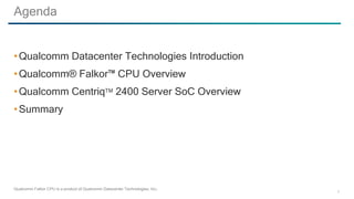 Qualcomm centriq 2400 hot chips final submission corrected | PDF