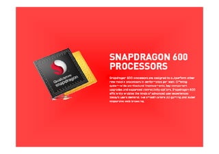 Qualcomm Snapdragon 600-based SmartPhone | PDF