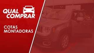 COTAS
MONTADORAS
 