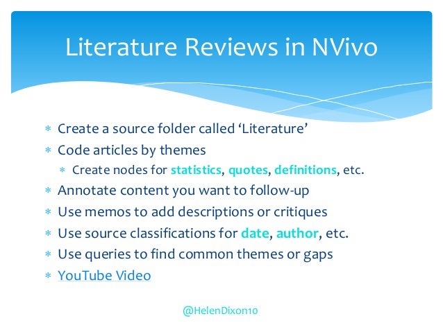 nvivo software thematic analysis