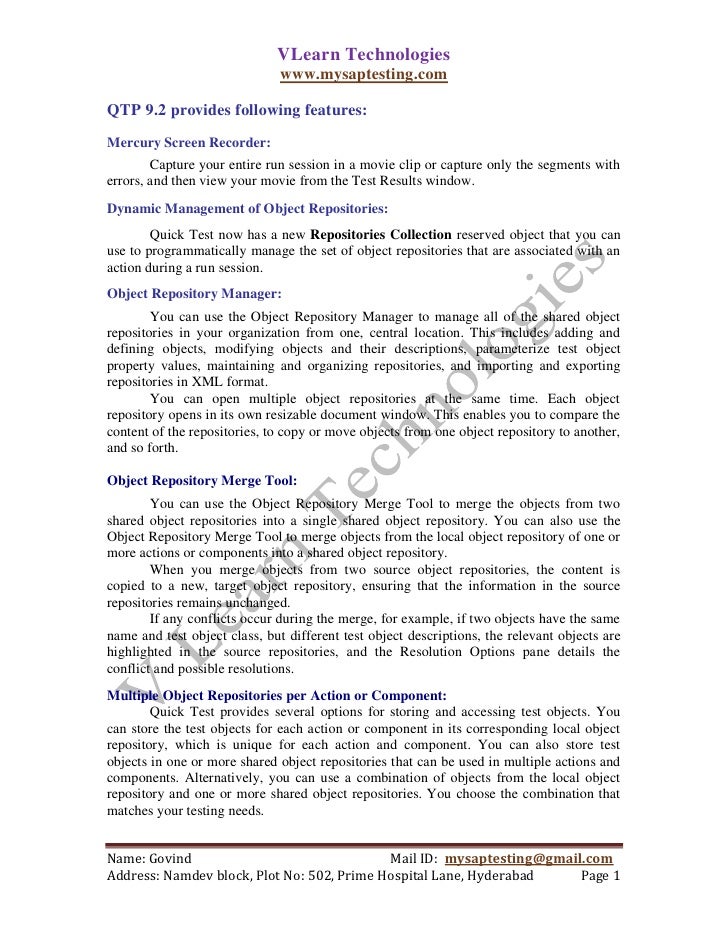 sap testing resumes