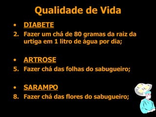 Qualidade de vida