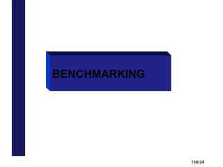 138/29
BENCHMARKING
 