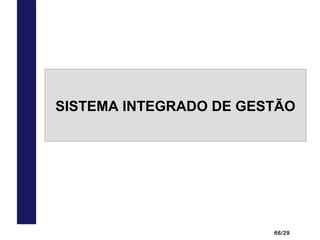 66/29
SISTEMA INTEGRADO DE GESTÃO
 