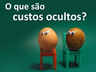 O que são
 custos ocultos?
 