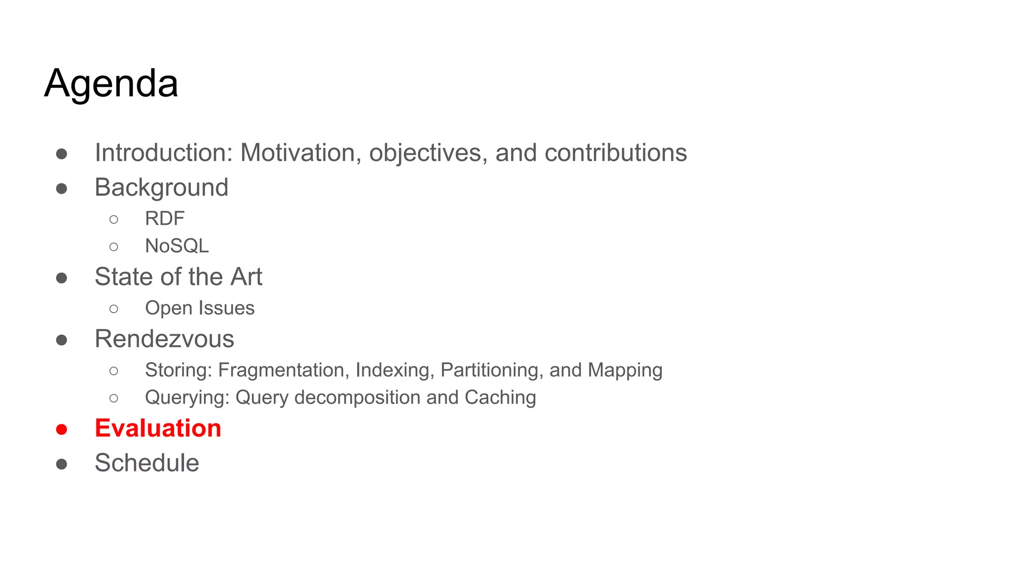 Querying: Caching (chain queries) 
