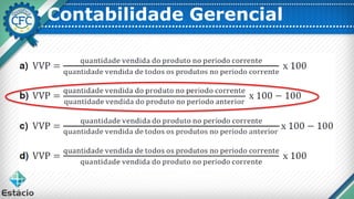 Contabilidade Gerencial
 
