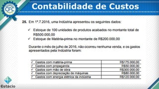 Contabilidade de Custos
 