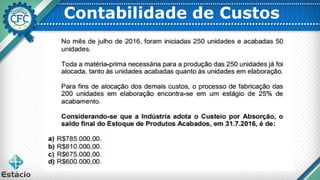 Contabilidade de Custos
 
