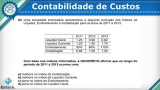 Contabilidade de Custos
 
