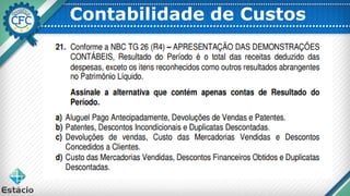 Contabilidade de Custos
 