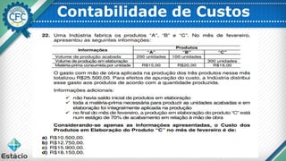 Contabilidade de Custos
 