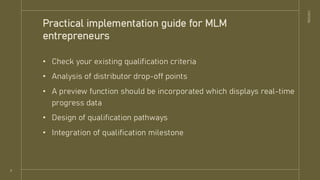 Building Success in MLM with Effective Qualification Practices | PDF