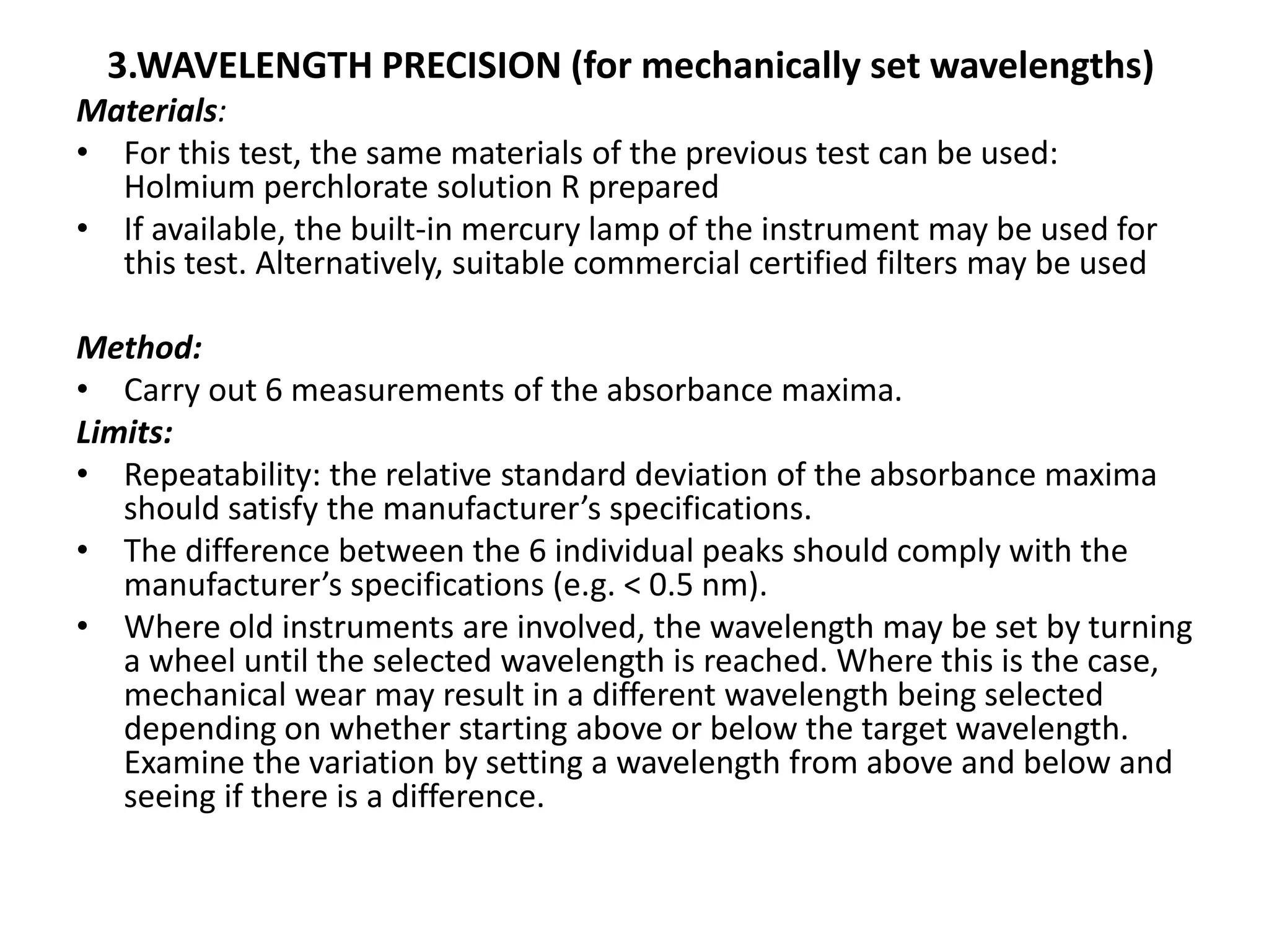 Qualification of analytical instruments PPT