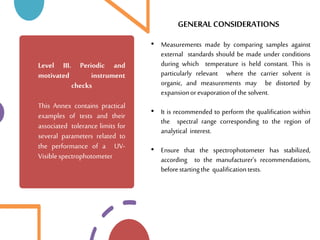 Level 3 Instruments Example Qualification of instruments | PPTX