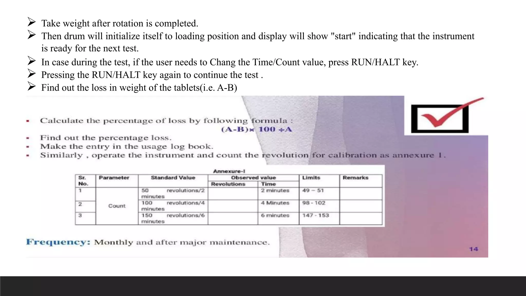 Qualification of Friability Test Apparatus.pptx