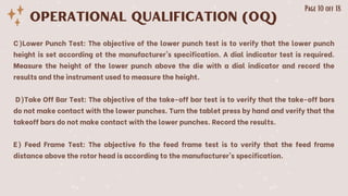 Qualification of tablet compression machine- By Kaleem Petkar | PDF