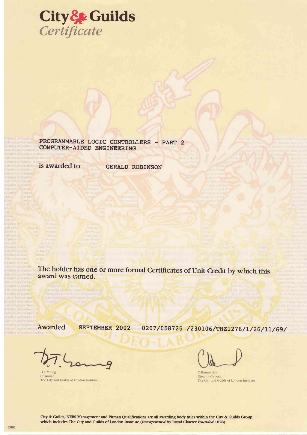 Qualifications & Certificates