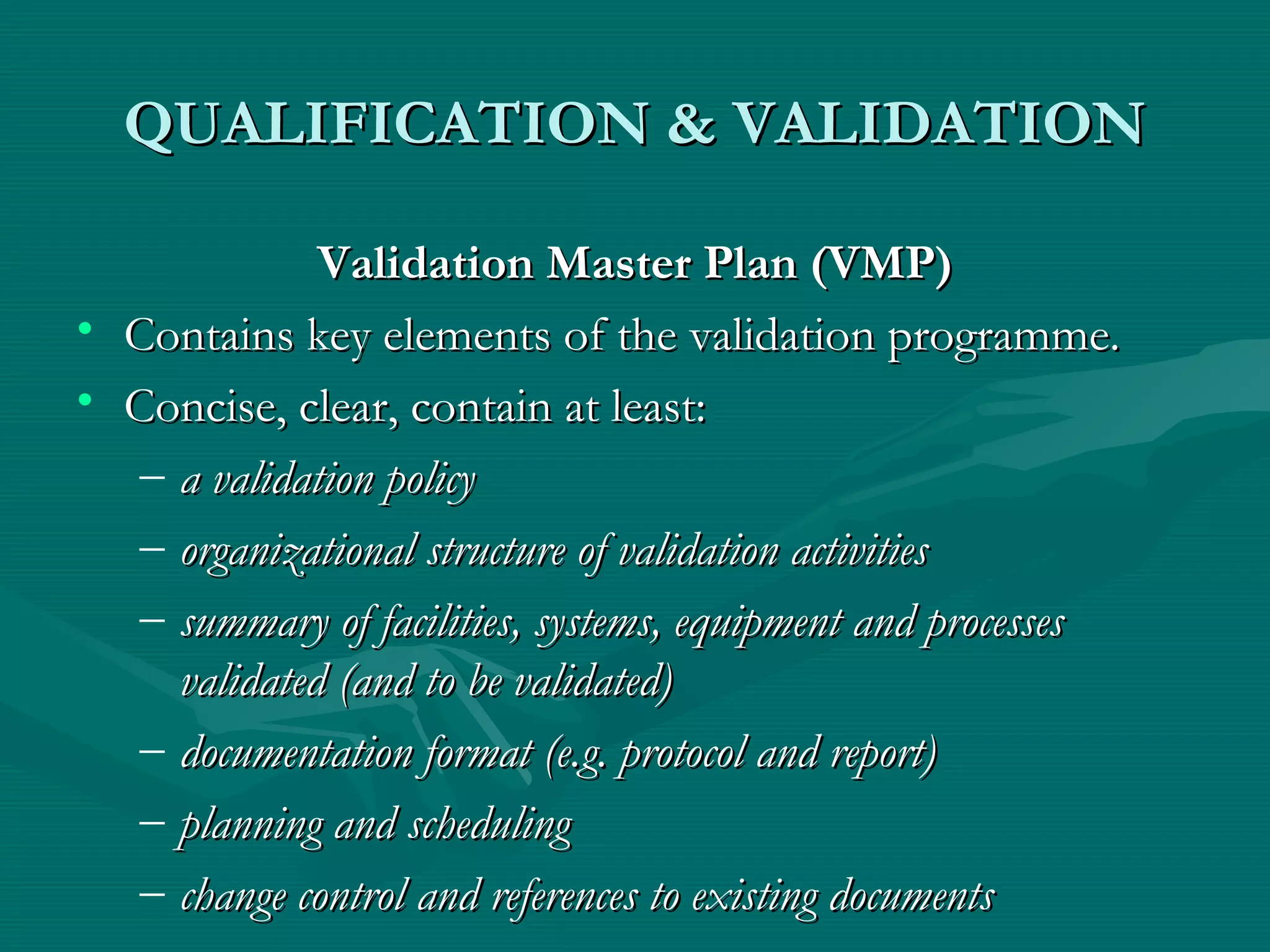 Qualification & Validation | PPT