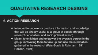 Qualitative research introduction for newly researcher | PPTX