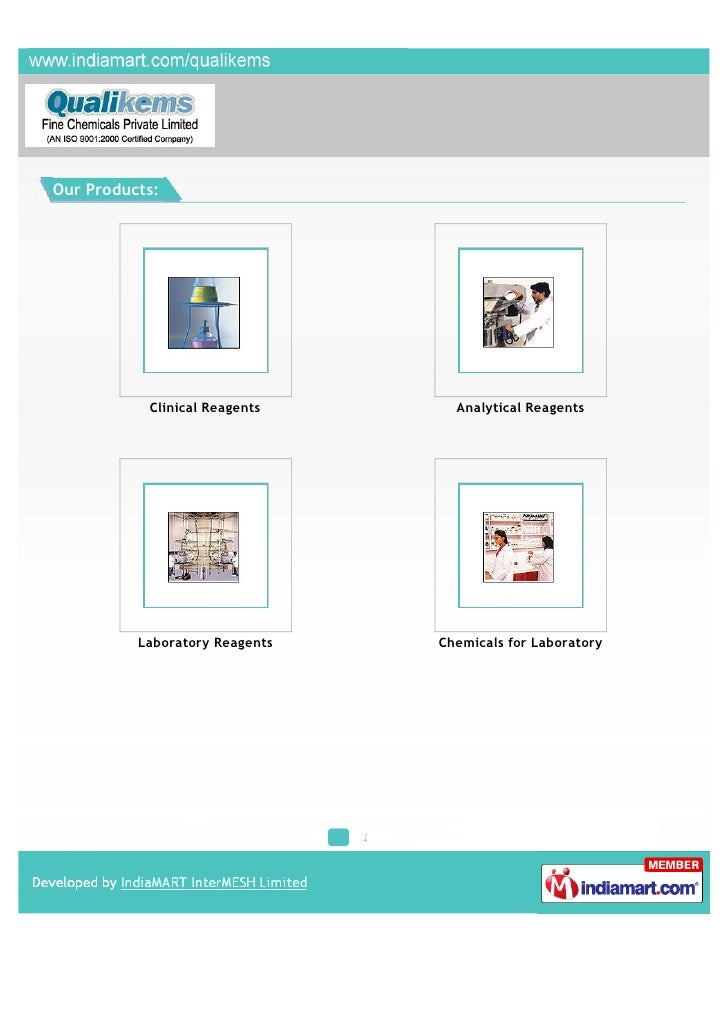 Qualikems Fine Chem Pvt. Ltd., New Delhi, Laboratory Chemicals