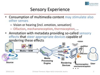 Quality of Sensory Experience (QuaSE) | PPTX