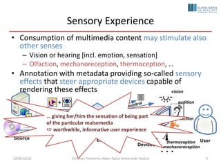 Quality of Sensory Experience (QuaSE) | PPTX
