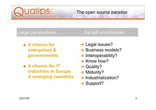 Qualipso Official 2009 | PDF