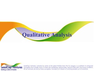 Qualitative Analysis 