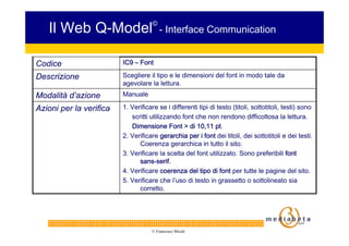 Il Web Q-Model                    ©
                                         - Interface Communication


                 ...