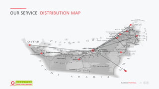 JAFAR DESIGNS STUDIO BUSNESS PROPOSAL 23
OUR SERVICE DISTRIBUTION MAP
 