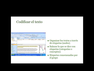 Cualitative methodology