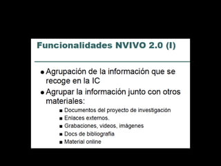 Cualitative methodology