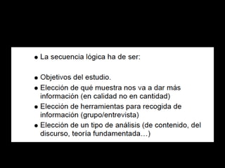 Cualitative methodology