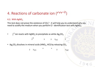 Comprehensive Qualitative Analysis Techniques for Anions in Chemistry | PDF