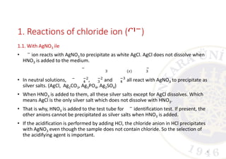 Comprehensive Qualitative Analysis Techniques for Anions in Chemistry | PDF