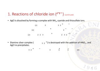 Comprehensive Qualitative Analysis Techniques for Anions in Chemistry | PDF