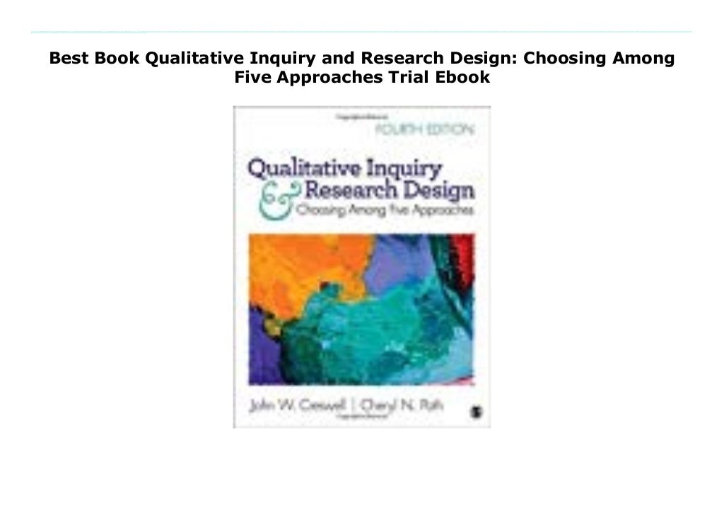 qualitative inquiry and research design 4th edition pdf free
