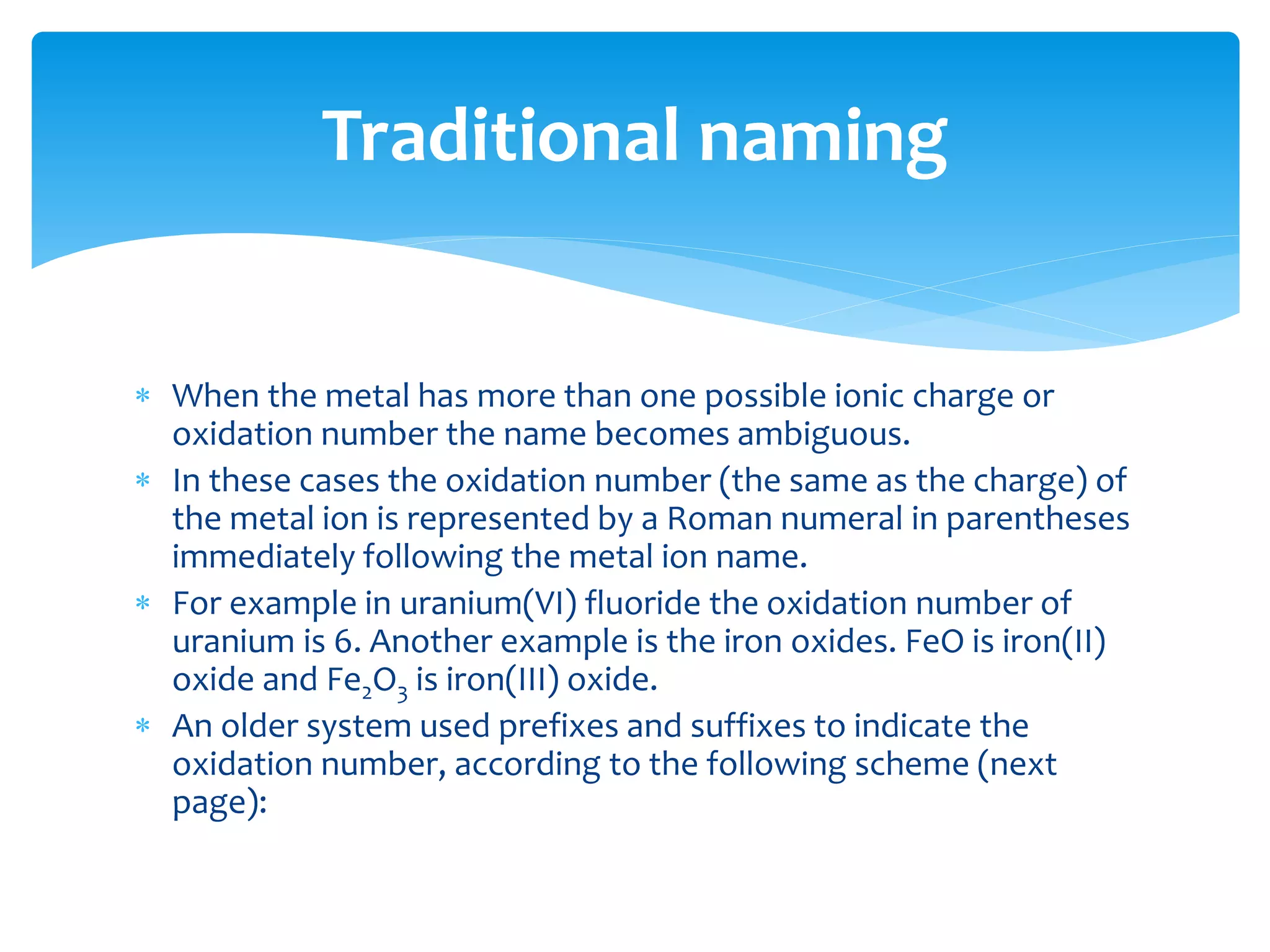 Acid Formula Anions Notes
Sulfuric acid H2SO4 sulfate ,SO4
2- and hydrogen
sulfate, HSO4
-
Thiosulfuric acid H2S2O3 thiosulfate, S2O3
2− Aqueous solutions
decompose:
{write equation}†
Sulfurous acid H2SO3
Sulfite, SO3
2- and hydrogen
sulfite, HSO3
-
Aqueous solutions
decompose:
{write equation}†
Oxyacids of sulfur
Only the most common oxyacids are shown in the table below:
† Hint: see Prac. Manual pages 25 and 26
 