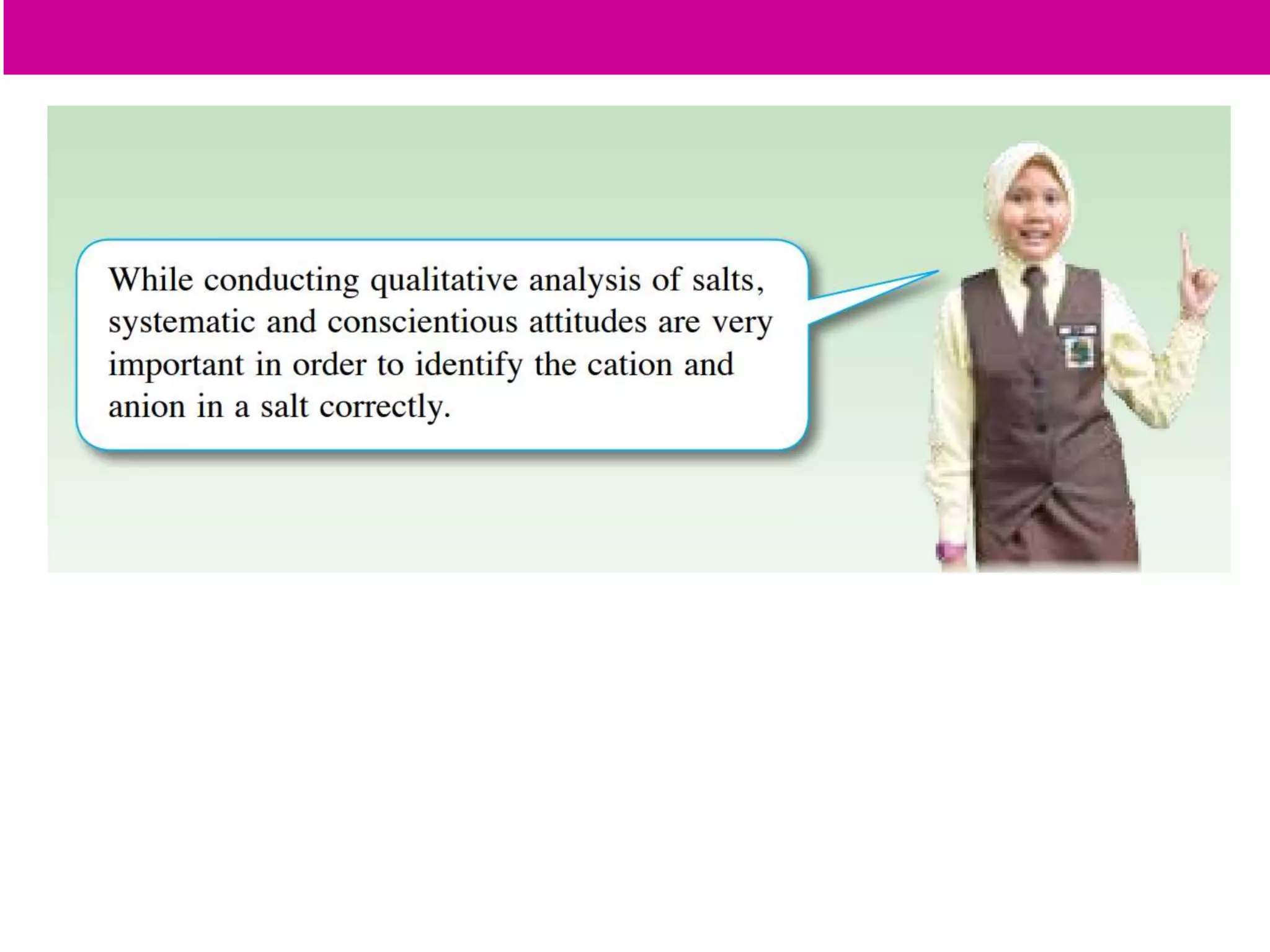 QUALITATIVE ANALYSIS (CONFIRMATORY TEST FOR CATIONS)