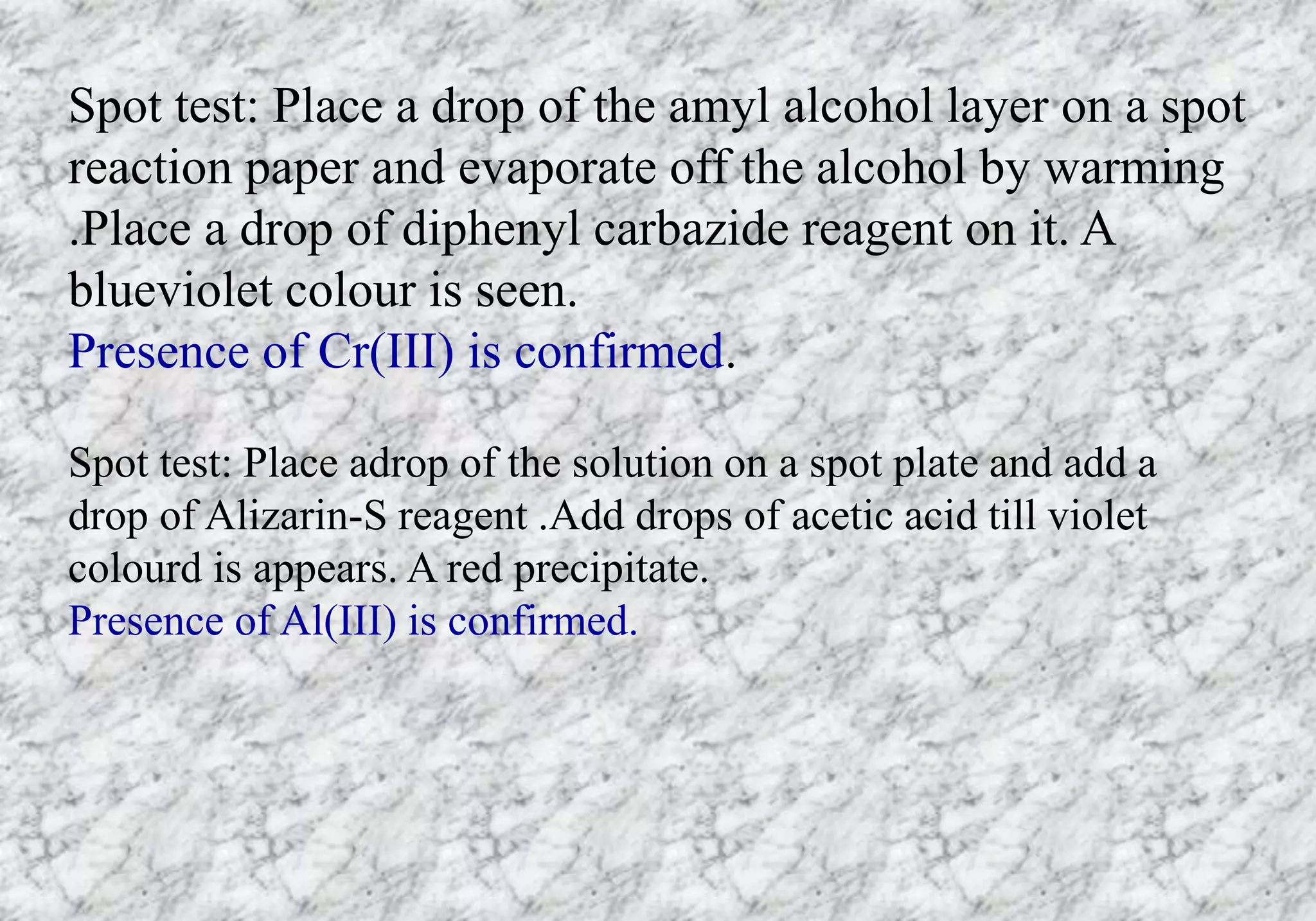 Qualitative and quantitative chemical analysis | PPTX