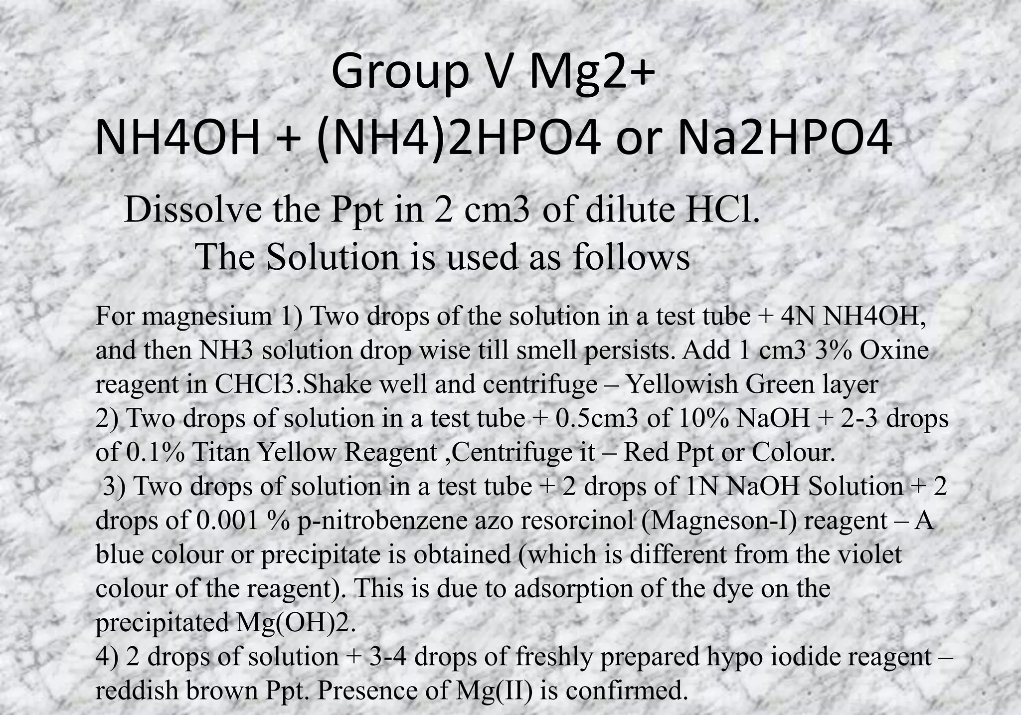 Qualitative and quantitative chemical analysis | PPTX