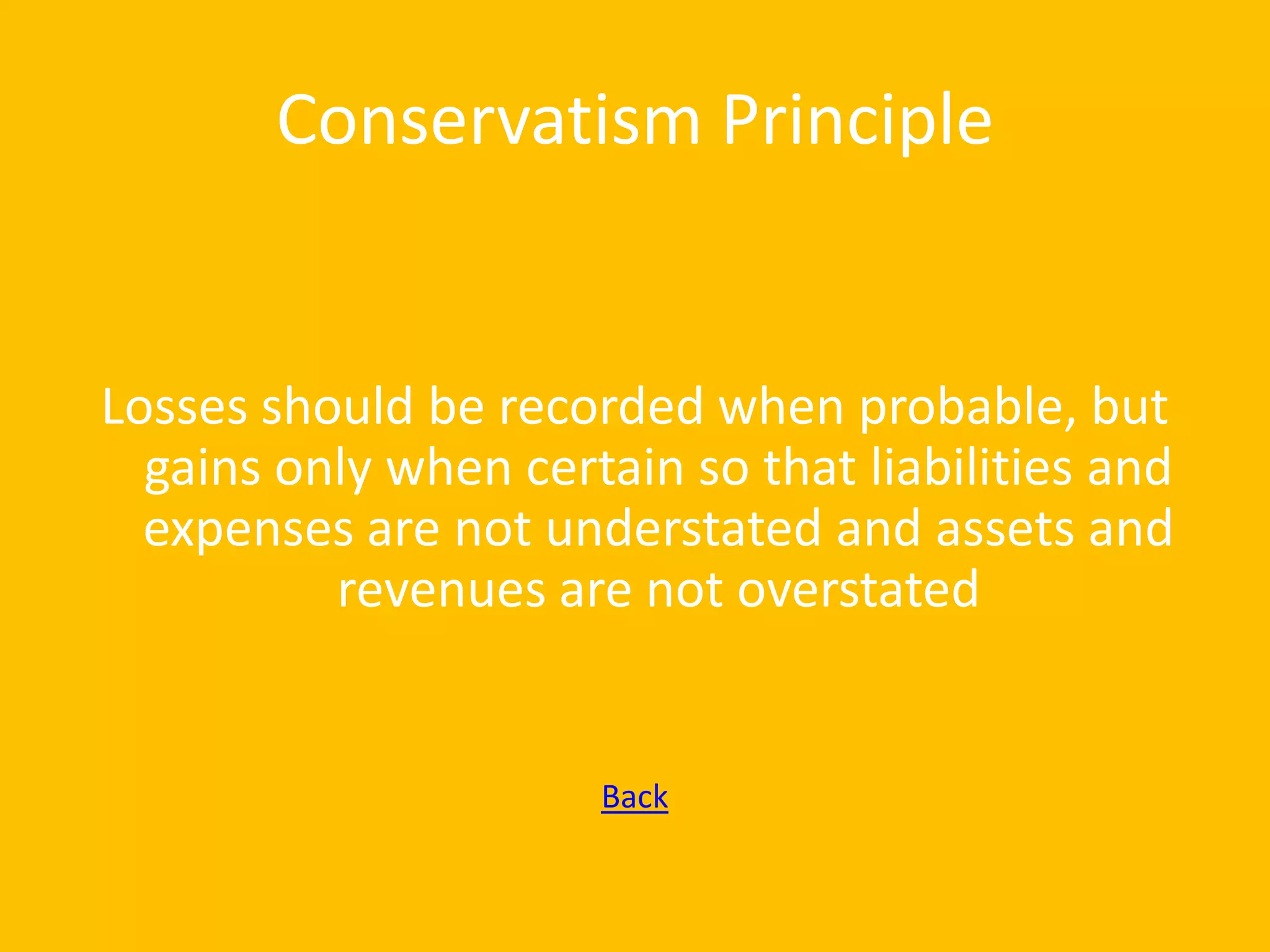 Qualitative characteristics & accounting principles slide show game | PPTX