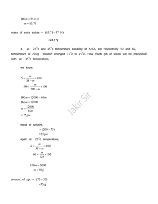 Qualitative chemistry math | PDF