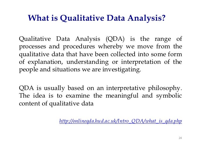 qualitative data analysis qualitive data