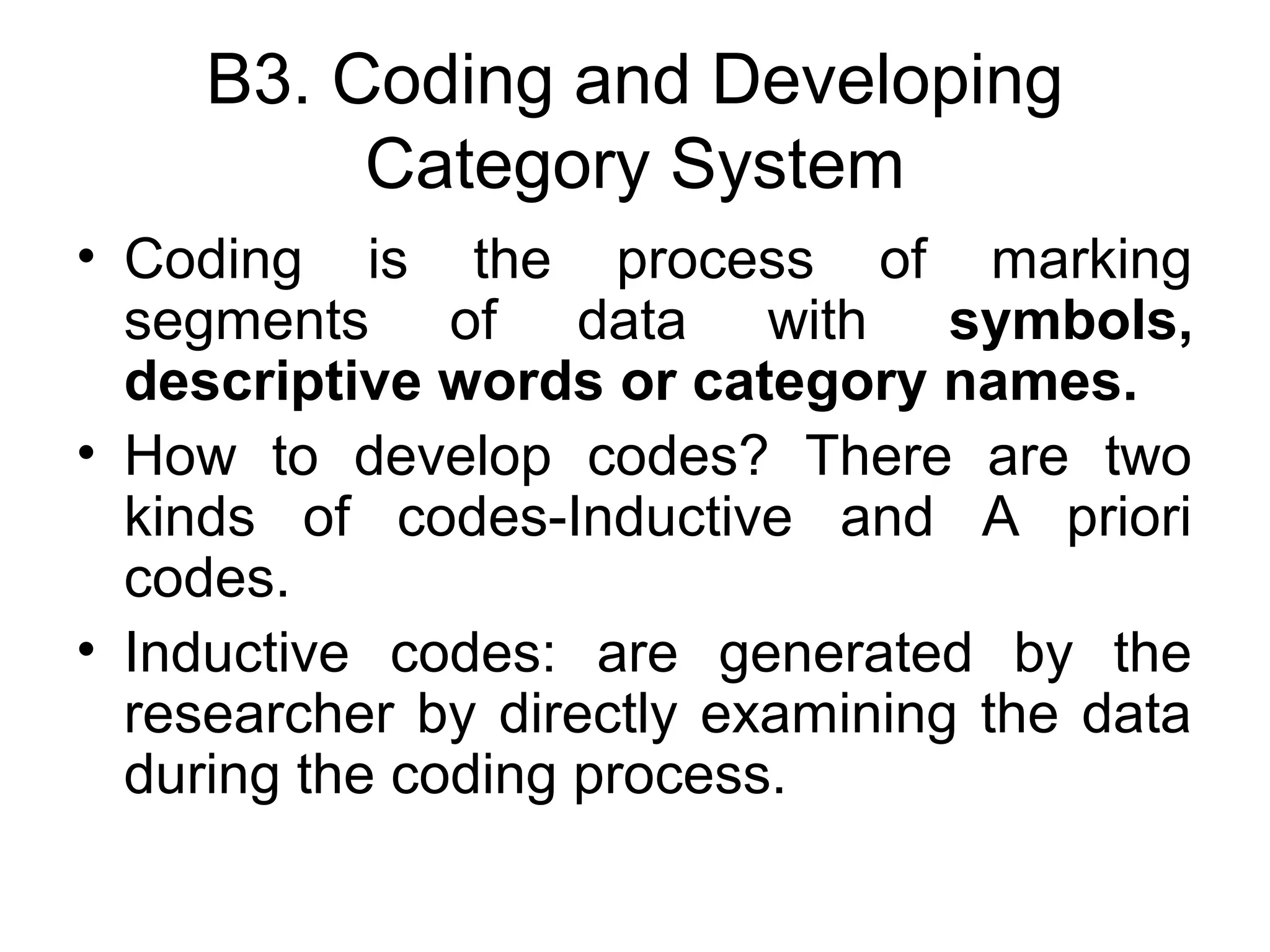 Qualitative data analysis | PPT