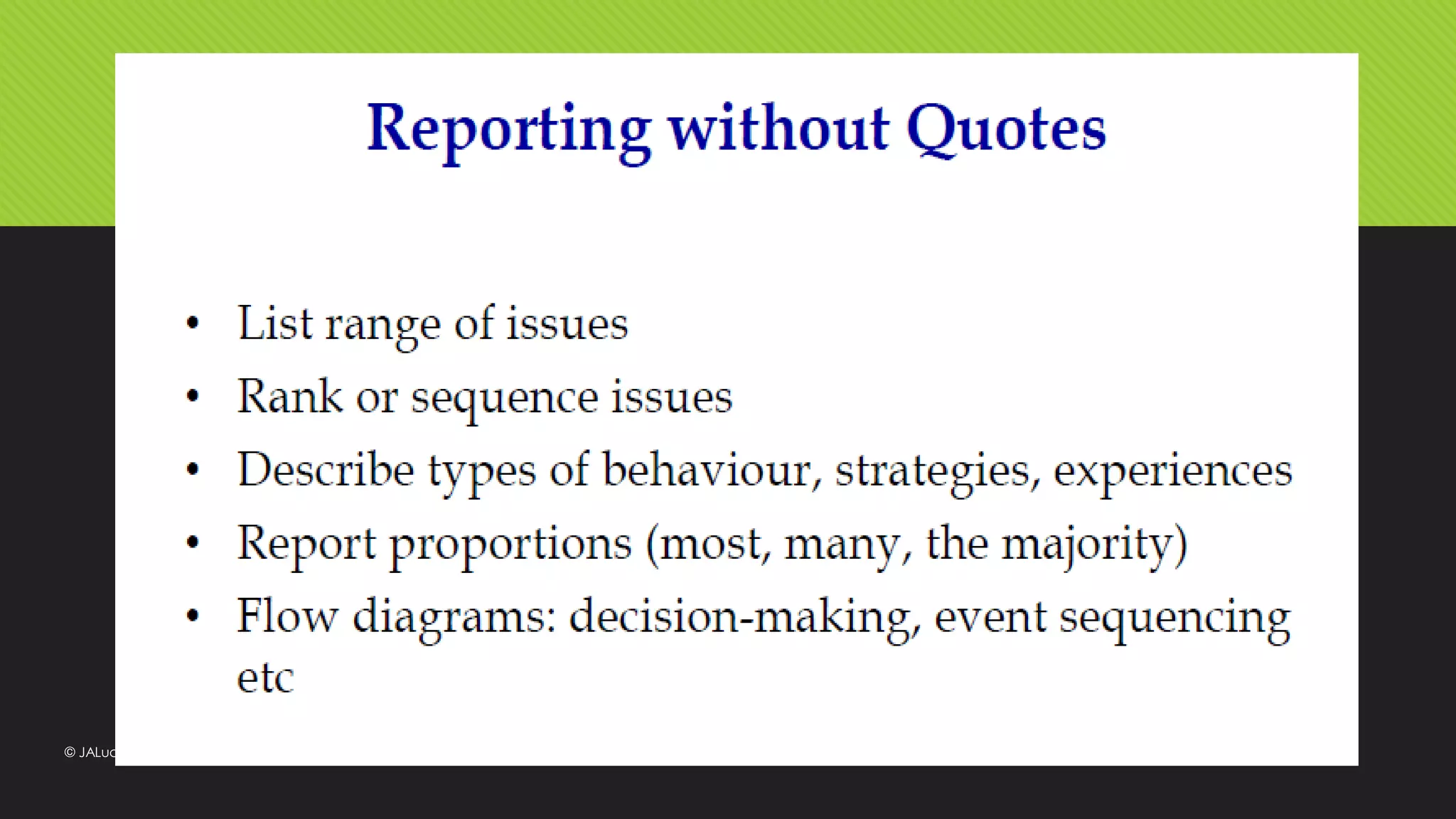 © JALucero, DrHum, MPMG, MAEd, MAN, RN, LPT
 