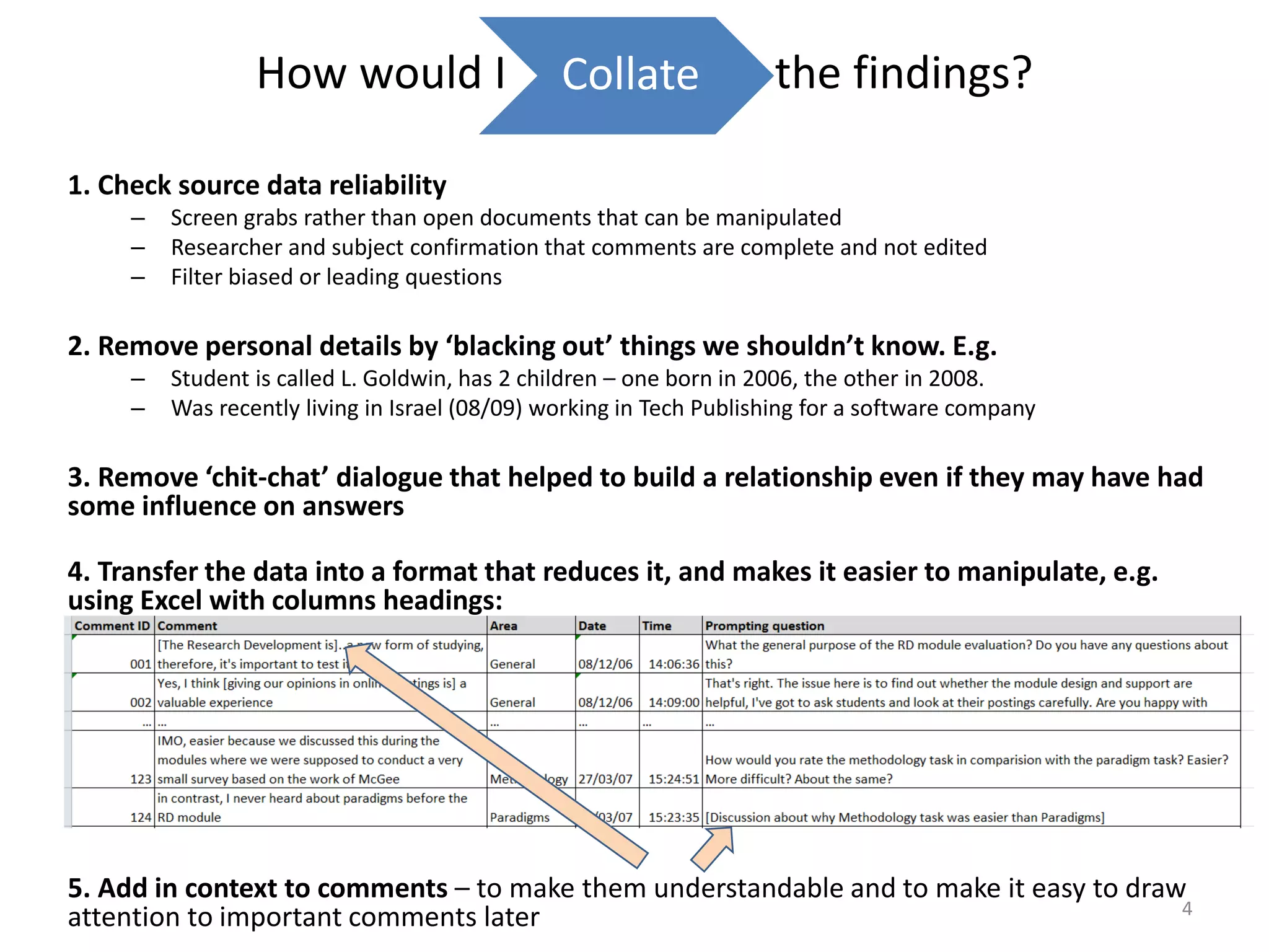 Qualitative data analysis - Student L | PDF